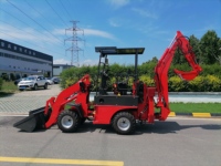 Mini-chargeuse-pelleteuse 4x4, tracteur compact multifonction, petite excavatrice agricole à vendre