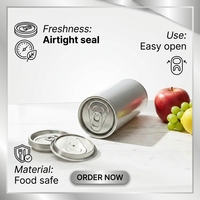 Canette en aluminium élégante de 330 ml, de qualité alimentaire, écologique, recyclable, à haute étanchéité, anti-fuite et indéformable, pour la vente en gros