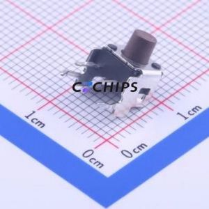 DTSA-63N-S-V Tactile Switch Through hole Component (THT)-4P,6.2x6.2mm Switch Single Pole Single Throw Round Button 6.2mm 6.2mm - Product Image 1