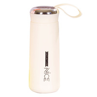 Bouteille d'Eau en Verre Élégante Personnalisée de 400 ml, Cadeau Promotionnel Portable pour Étudiant