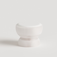 Tabouret pliant en nid d'abeille Spazepaper, pouf de salon, chaise extensible en papier pour salon, meubles gain de place