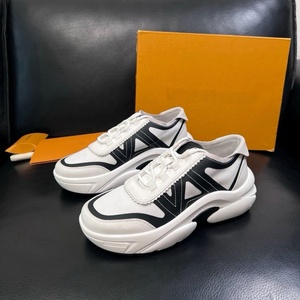 Chaussures de sport de luxe de haute qualité, style designer, avec panneaux en mesh, semelle épaisse, respirantes, pour couples - Product Image 4