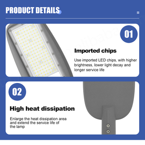 Precio de fábrica al por mayor 50W-200W IP65 impermeable aleación de aluminio AC exterior jardín calle LED farola - Product Image 4