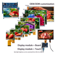 Pantalla LCD Android para señalización, reproductor con panel táctil PoE, alta luminancia, pantalla LCD de 10.1 pulgadas, módulo de pantalla LCD LVDS MIPI, pantalla H-DMI