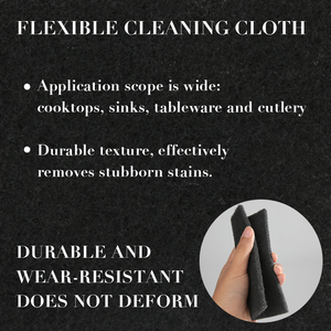مقشر لغسيل الأطباق شديد التحمل من الورق المقوى وسادة تنظيف للمطبخ وسادة تنظيف دائمة للشحوم غير قابلة للخدش وسادة تنظيف تجوب سوداء - Product Image 4