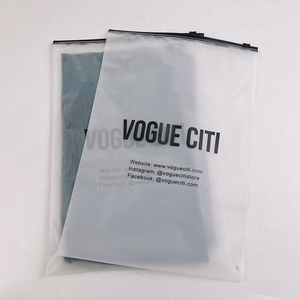 Échantillon gratuit sac à fermeture éclair transparent refermable Poly mail emballage de vêtements sac à fermeture éclair en plastique givré avec Logo - Product Image 6
