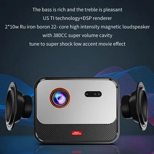 โปรเจคเตอร์มินิ DLP รุ่น X5 1080P คุณสมบัติเด่นสำหรับการศึกษา ธุรกิจ จอ LCD เสียงสเตอริโอ รองรับ Google TV - Product Image 4