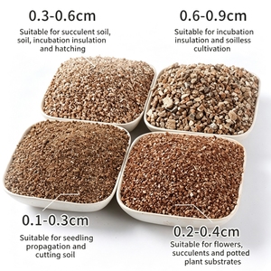 Vermiculite expansée de qualité supérieure 5-8 mm |   Granulés d'isolation thermique pour l'acier fondu des aciéries, pour la couverture à chaud - Product Image 3