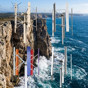 Éolienne à axe vertical de type H 100 kW 400 V à prix raisonnable, modèle H-100 kW, éolienne à axe vertical 100 kW H-1 - Product Image 1