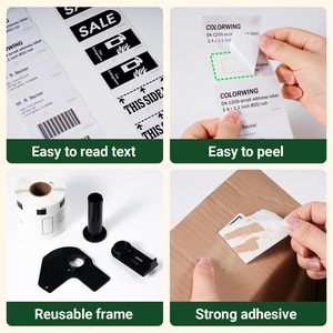 Etiquetas de Papel Blanco Sin Recubrimiento Compatibles con Brother DK-1209 (1.1 x 2.4), para Impresoras de Códigos de Barras y Direcciones, <span class=keywords><strong>QL</strong></span>-600, <span class=keywords><strong>QL</strong></span> 810w, <span class=keywords><strong>QL</strong></span> 820NWB - Product Image 5