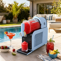 Machine à glace automatique électrique pour usage domestique et fêtes, affichage de la température, nettoyage automatique, production rapide de glace en 30 minutes