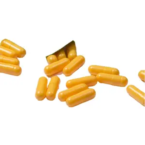 Healsee Fresh Yellow Capsules empty HPMC Veggie Capsule Shell Natural Color Size 000 00el 00 0 1 2 3 4