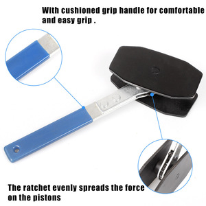Compresor de pistón de freno de disco automotriz con llave de trinquete, herramienta rápida para separar pistones de freno para mantenimiento de automóviles - Product Image 3