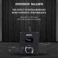 Icebrzhifi — amplificateur de puissance numérique, nouveauté C50 BT5.0, Infineon MA12070 ES9023, carte sonore stéréo, 80W x 2 U, carte sd, USB/TF