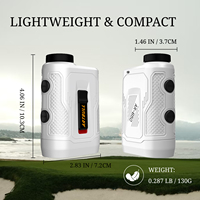 Alat Pengukur Jarak 6x 1000 Yard Dengan Pengukur Kemiringan dan Kecepatan untuk Golf atau Berburu, Dudukan Magnetik, Harga Terjangkau, Instrumen Presisi