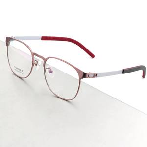 Montures de lunettes de sport ultra-légères en acier inoxydable à monture complète <span class=keywords><strong>2022</strong></span> Lunettes ovales de style nouveau été avec vis 2212 - Product Image 2