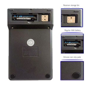 2.4G 18 phím số pad và chuột kết hợp bàn phím số kế Toán Tài Chính mini không dây - Product Image 5