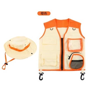 Kit d'exploration en plein air enfants Camping jouet <span class=keywords><strong>aventure</strong></span> Safari Costume enfants gilet et chapeau ensemble jouer jeu unisexe enfants Halloween Costumes - Product Image 5