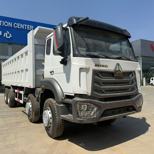 Thứ hai tay HOWO xe tải 8x4 12 bánh xe 375HP 400hp sử dụng tipper xe tải để bán - Product Image 2