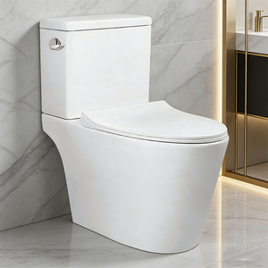 Fabriqué en Chine, facile à nettoyer, surface émaillée, toilette à haute résistance thermique avec réservoir intégré, à prix avantageux - Product Image 5