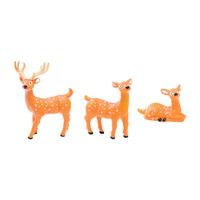 Adorable figurine de cerf en résine pour micro-aménagement, ornements de pot de plantes succulentes, décorations de poupées, artisanat en résine