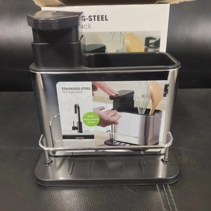 Nouvelles idées de produits 2026 : Organisateur de rangement, porte-ustensiles, égouttoir à couverts, support d'<span class=keywords><strong>évier</strong></span> - Product Image 4