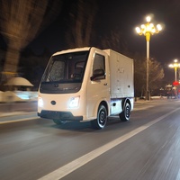Pick-up électrique chinois à double cabine, conduite à droite, camion électrique 4x4, mini pick-up, fourgonnette