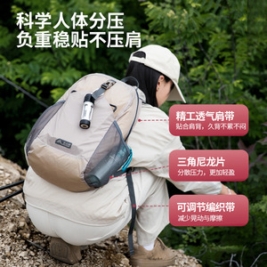 Beishanlang Outdoor Lightweight Hiking Backpack Unisex Daypack 14.9 In Max Laptop Fit Mountain Design - Product Image 4