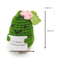 Pomme de terre à énergie créative PP coton Mini poche câlin Crochet avocat cadeau accessoires faits à la main drôle fête de noël décor à la maison