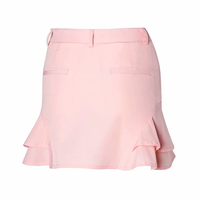 Robe pour femme de golf d'été personnalisée jupe courte avec ourlet à volants pour dissimuler le décolleté