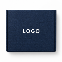 Boîte d'expédition en carton ondulé kraft avec logo personnalisé, papier d'art de qualité supérieure, emballages cadeaux pour l'e-commerce, vêtements, fleurs, cosmétiques