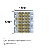 Module LED UV haute puissance 320w DC 48v 6565 Lumière violette UVC UVA UVB 280nm 365nm 385nm 395nm pour la stérilisation du durcissement de la peinture de la colle