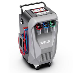 X-568 de récupération et de recharge d'huile de réfrigérant et de compresseur de véhicule avec fonction de nettoyage/Machine de récupération de gaz R134a - Product Image 6