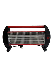 Chauffage au quartz CE approuvé QH-90F 1200W, silencieux, anti-basculement, thermostat réglable, idéal pour les personnes âgées et les maisons de retraite - Product Image 3