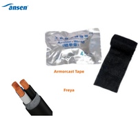 Ruban de protection en fibre de verre haute température Armorcast, résistant à la chaleur, pour la protection des câbles électriques