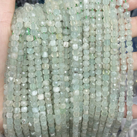 Vente en gros de perles de pierres précieuses bleues naturelles 4x4mm de haute qualité Lapis Lazuli perles cubes à facettes brins pour la fabrication de bijoux à bricoler soi-même (AB2132)