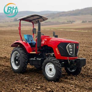 Tractor Agrícola Personalizado de Fábrica, Tractor de Ruedas Pesadas para Suelos Duros, 70hp 80hp 90hp, Tractor de Chasis Grande para Todo Terreno - Product Image 4