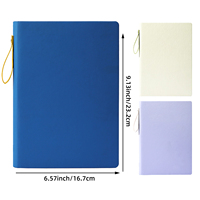 Carnet de notes A5 avec reliure thermique, impression de logo personnalisée, pratique, détachable, reliure à feuilles mobiles, planificateur, couverture rigide en cuir