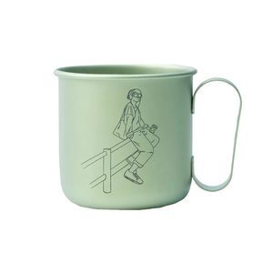 Titanium Animal Pattern Mug 350ml Cute Coffee <b>Cup</b> For Gift Tea <b>Cup</b> Lightweight Reusable Portable Mug - Product Image 3