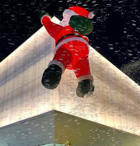 Commercial 13ft grande publicité <span class=keywords><strong>gonflable</strong></span> père noël, père noël et mme claus <span class=keywords><strong>gonflable</strong></span> pour la décoration de jardin - Product Image 6