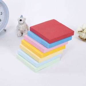 กระดาษโน้ตแบบมีกาวในตัว ขนาด 3x3 นิ้ว สีสันหลากหลาย สำหรับขายส่ง รับทำตามสั่ง อุปกรณ์เครื่องเขียนสำหรับโรงเรียน สติกเกอร์กระดาษ ป้ายโน้ตแบบมีกาวในตัว - Product Image 3