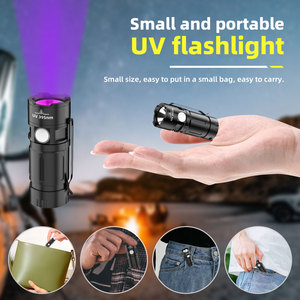 Helius Mini UV fluorescente inspección antorcha <span class=keywords><strong>Luz</strong></span> Portátil <span class=keywords><strong>ultravioleta</strong></span> trabajo <span class=keywords><strong>luz</strong></span> aleación de aluminio recargable LED linterna - Product Image 4