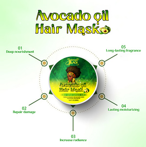 Naturale buona notizia Avovado afro americano per la cura dei <span class=keywords><strong>capelli</strong></span> <span class=keywords><strong>maschera</strong></span> per le donne nere stile internazionale - Product Image 5