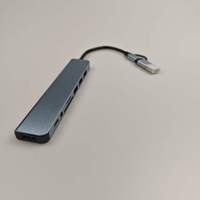 Vente directe d'usine, hub USB3.0 8-en-1 à double tête de type C, station d'accueil avec prise audio, extension multiport pour ordinateur portable et tablette