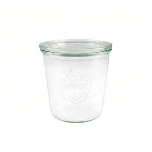 Weck Classic Cylinder Preserving Jars with Air Tight <b>Glass</b> Lid 6 Pack Storage <b>Containers</b> - Product Image 2