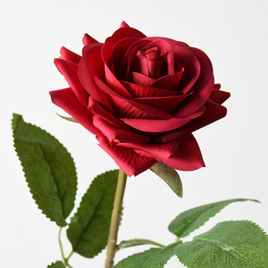 Rosas Artificiales de Látex de Alta Calidad al por Mayor, Rosas de Seda Sintética para Decoración de Bodas, Hogar y Fiestas - Product Image 6