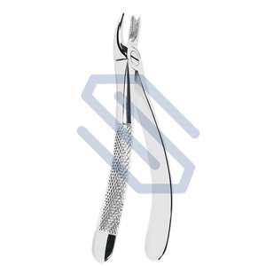 Pince dentaire certifiée CE No.66R Instruments chirurgicaux manuels pour les molaires supérieures Modèle anglais en acier inoxydable droit - Product Image 1