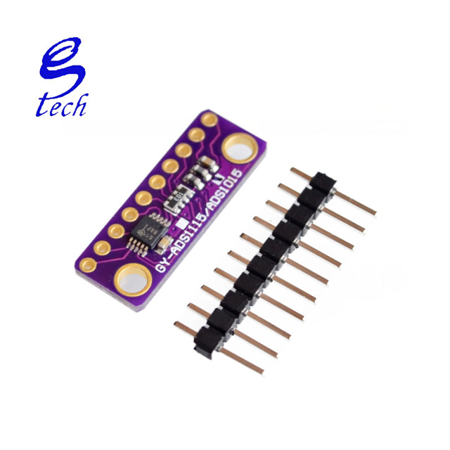 ADS1015 12 bit precision analog-to-digital converter ADC development board ADS1015 controller Programmer Module