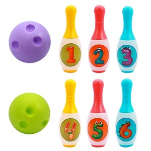 Juego de pelota deportiva <span class=keywords><strong>para</strong></span> interiores/exteriores <span class=keywords><strong>para</strong></span> juegos interactivos entre padres e hijos, bolera de juguete de plástico <span class=keywords><strong>para</strong></span> niños/niñas, juguete de baño elegante - Product Image 6