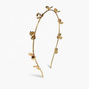 عصابة رأس معدنية عصرية على الطراز الأوروبي والأمريكية عالية الجودة ، إكسسوار شعر بسيط للفتيات - Product Image 3